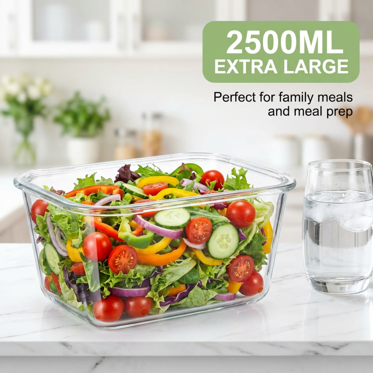 Large Capacity Borosilicate Gl - Glass Meal Prep Container review and price