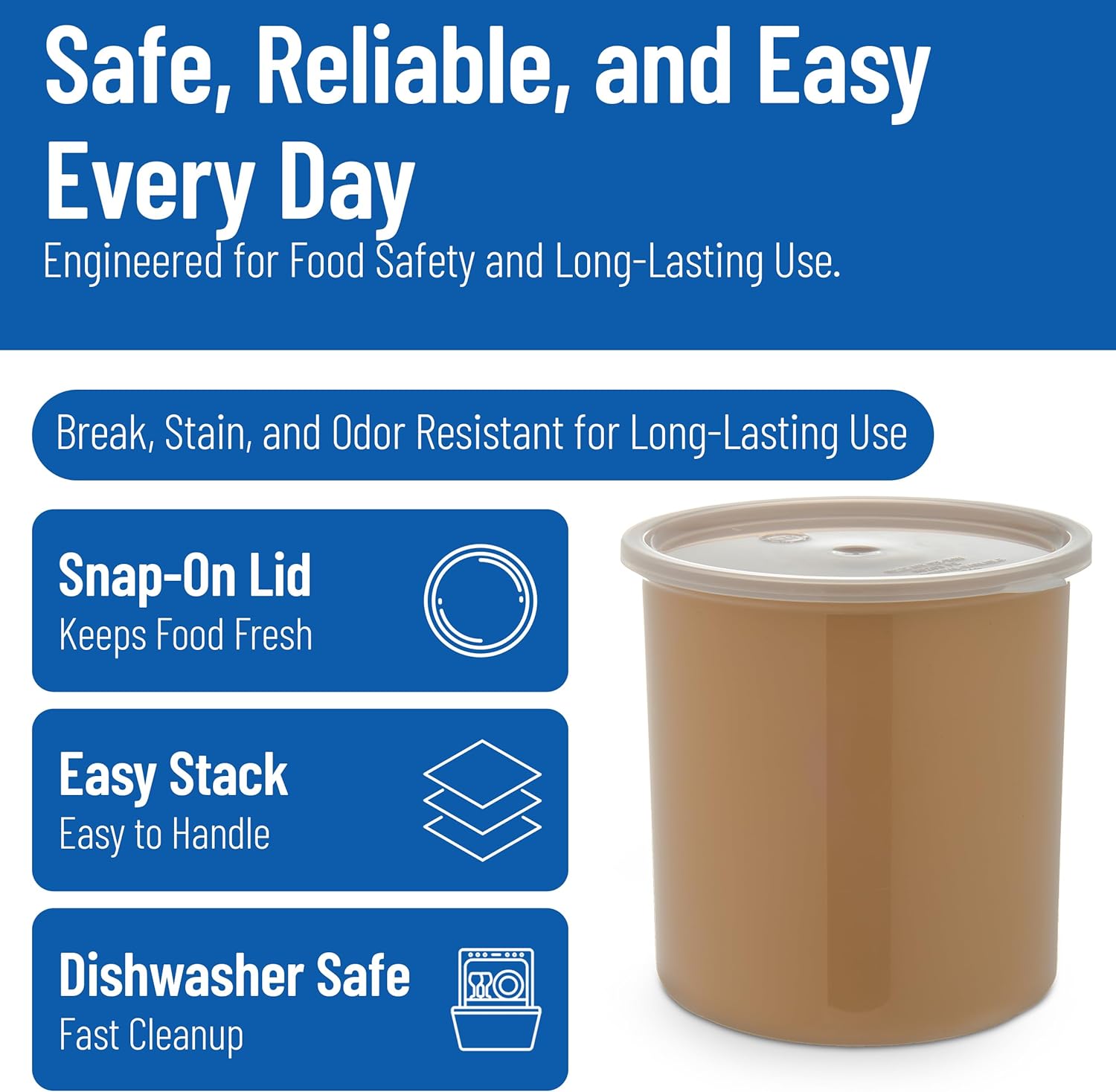 Classic Round Storage Containe - Food Storage For Restaurant review and price