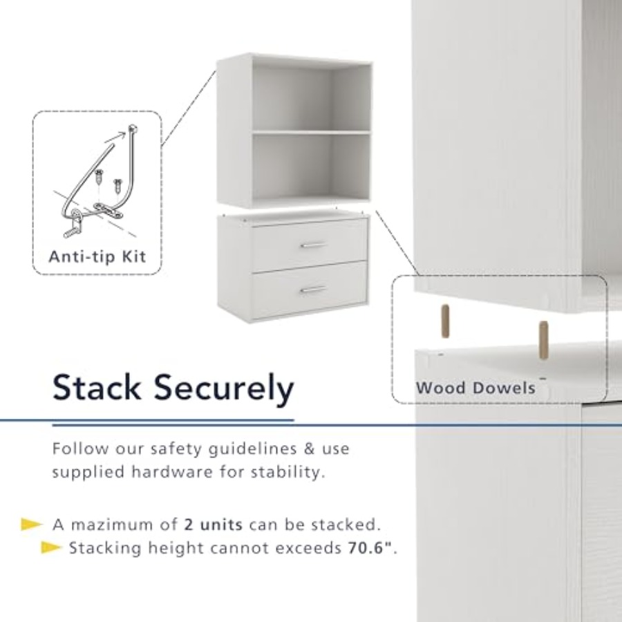 Apexa Wooden Stackable Storage - Food Storage Under Bed review and price