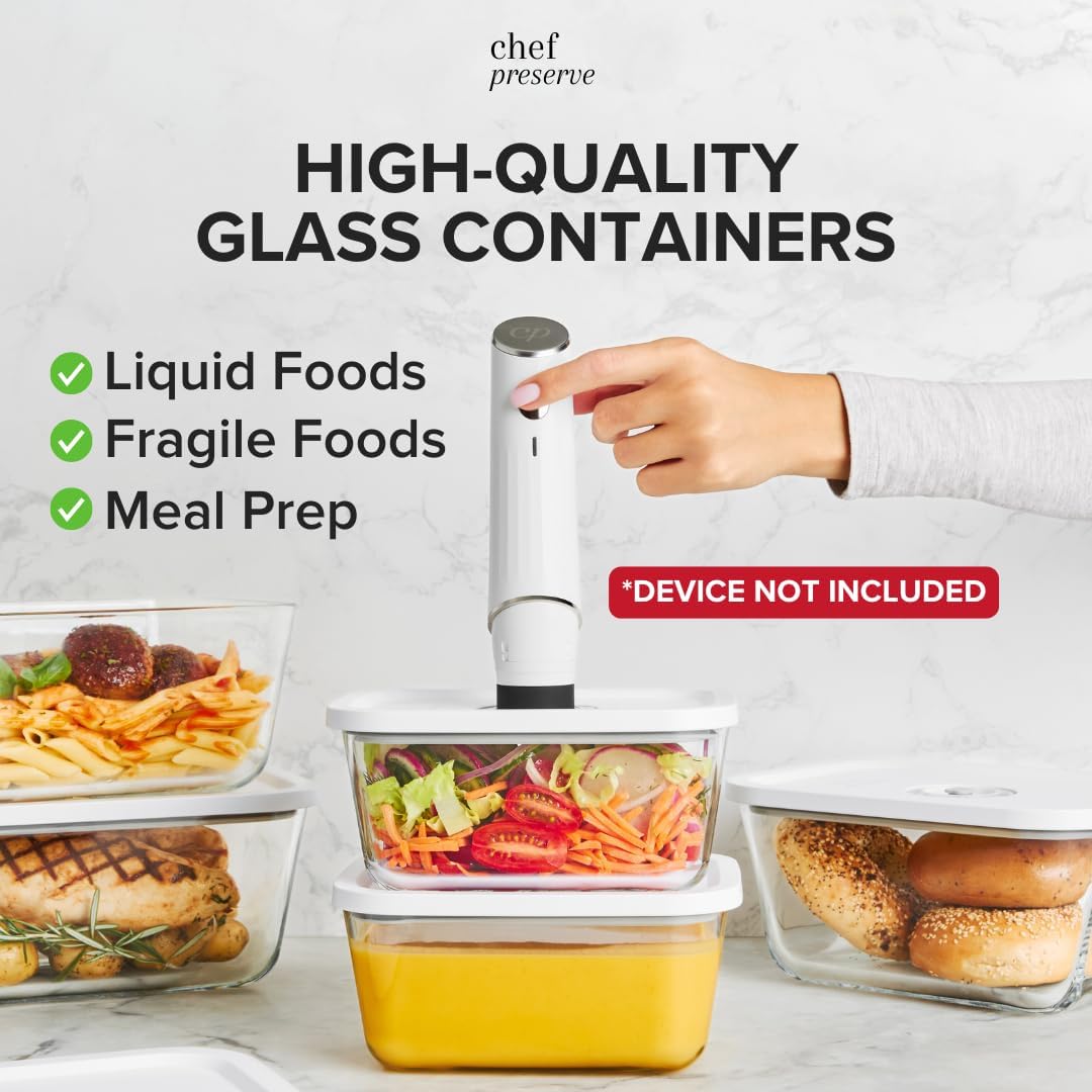 Vacuum Seal Glass Containers S - Food Storage Vacuum Containers review and price