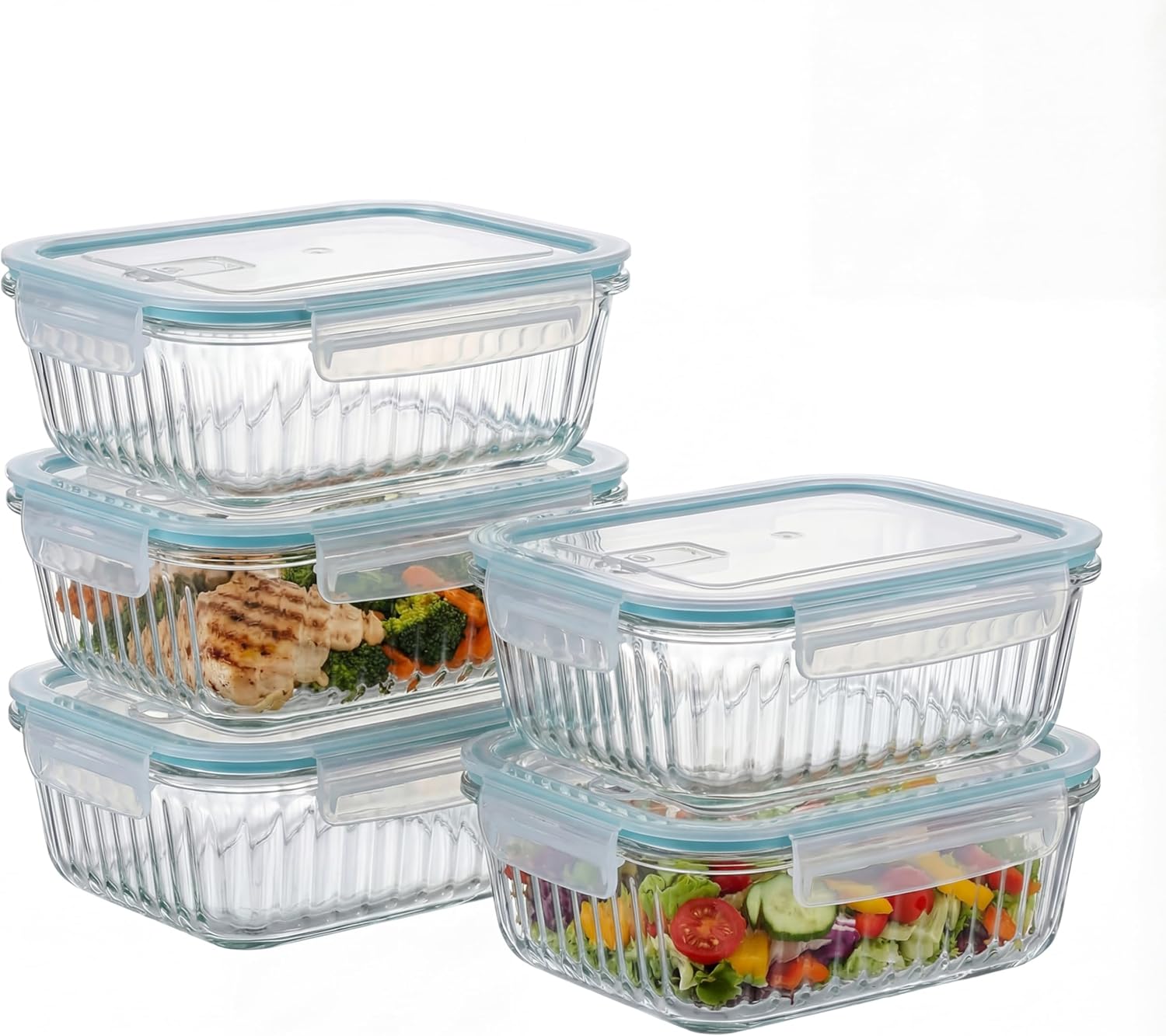 5-Packs, 36 Oz Glass Meal Prep - Glass Meal Prep Container review and price