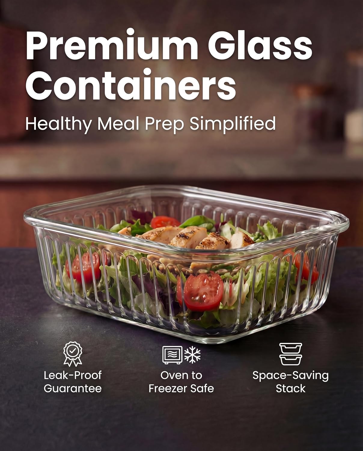 5-Packs, 36 Oz Glass Meal Prep - Glass Meal Prep Container review and price