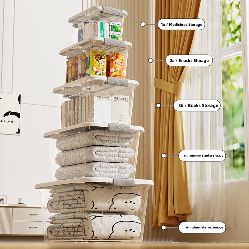 Large Transparent Plastic Stor - Food Storage Under Bed review and price