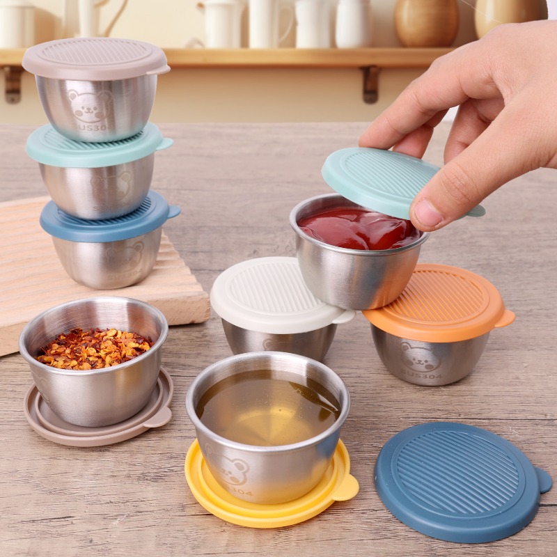 10/1pc 50ml Leakproof Stainles - Silicone Stretch Lid review and price