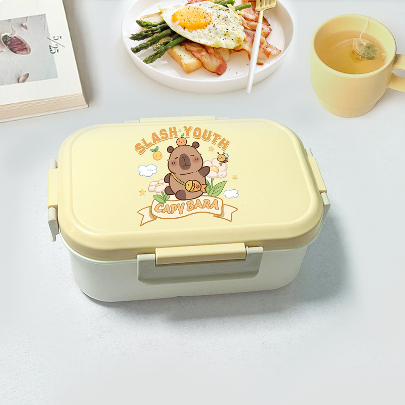 Capybara Bento Lunch Box Carto - Food Storage And Containers review and price