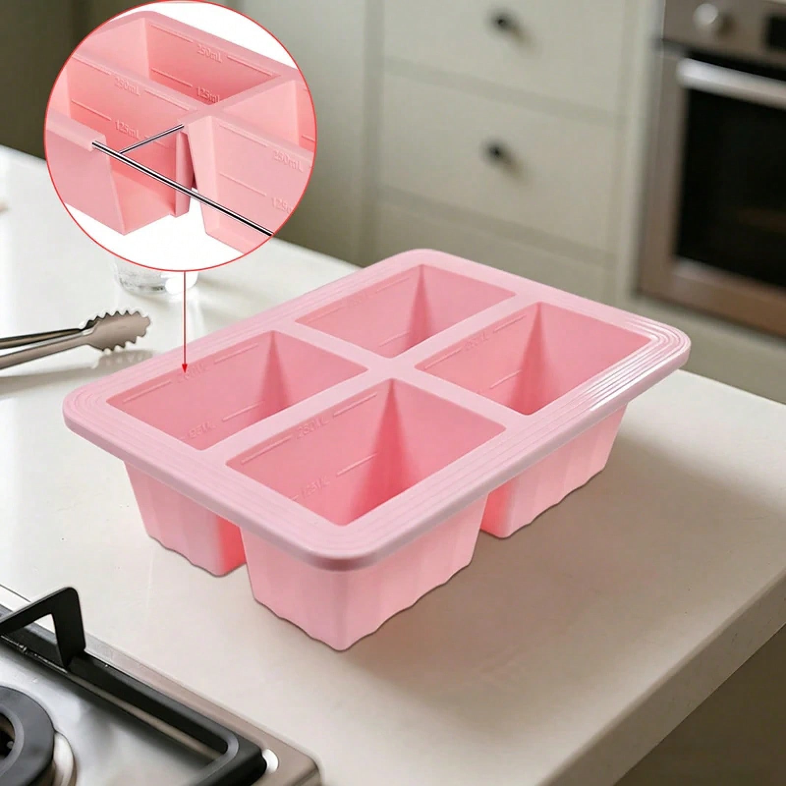 Reusable Silicone Soup Freezer - Food Storage For Refrigerator review and price