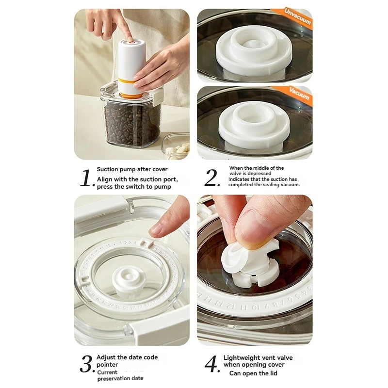 Electric Vacuum Seal Container - Food Storage Vacuum Containers review and price